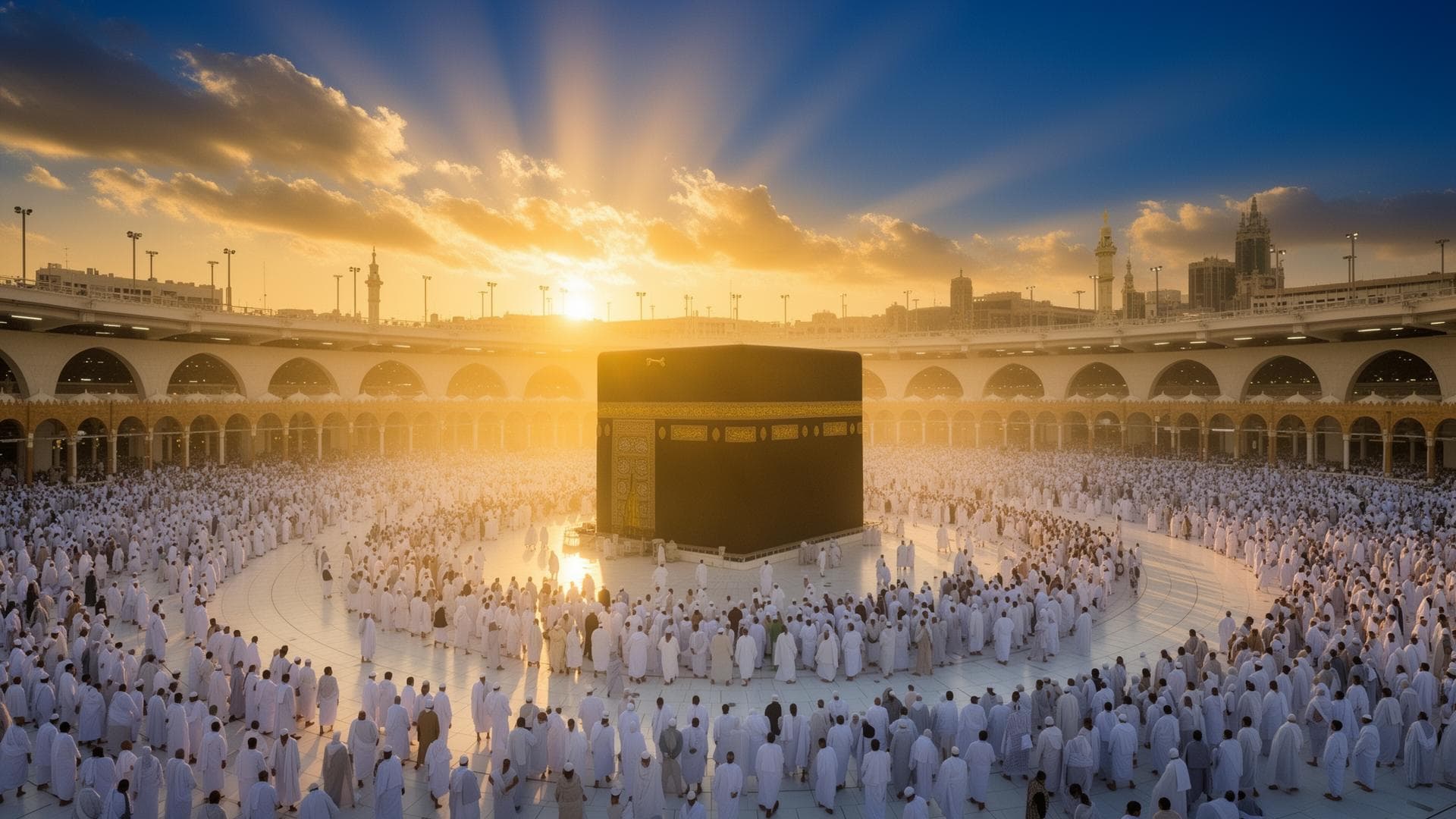 The Kaaba in Makkah